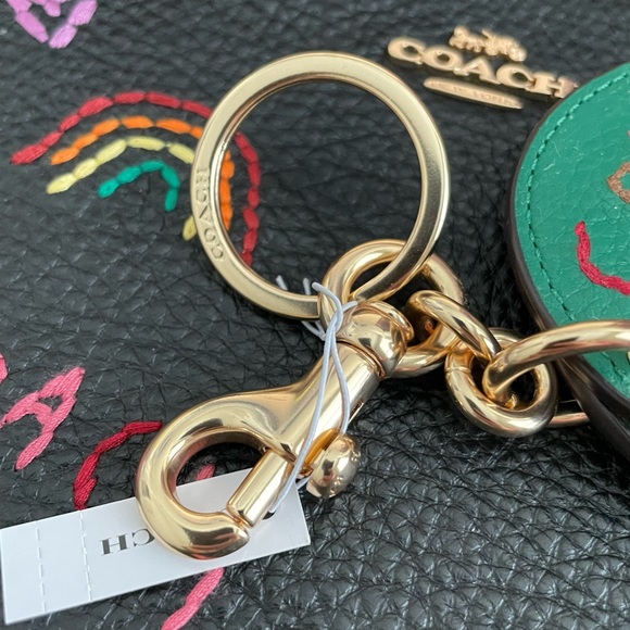NWT Coach Bag Charm with Mirror/Diary Embroidery - Picture 5 of 9